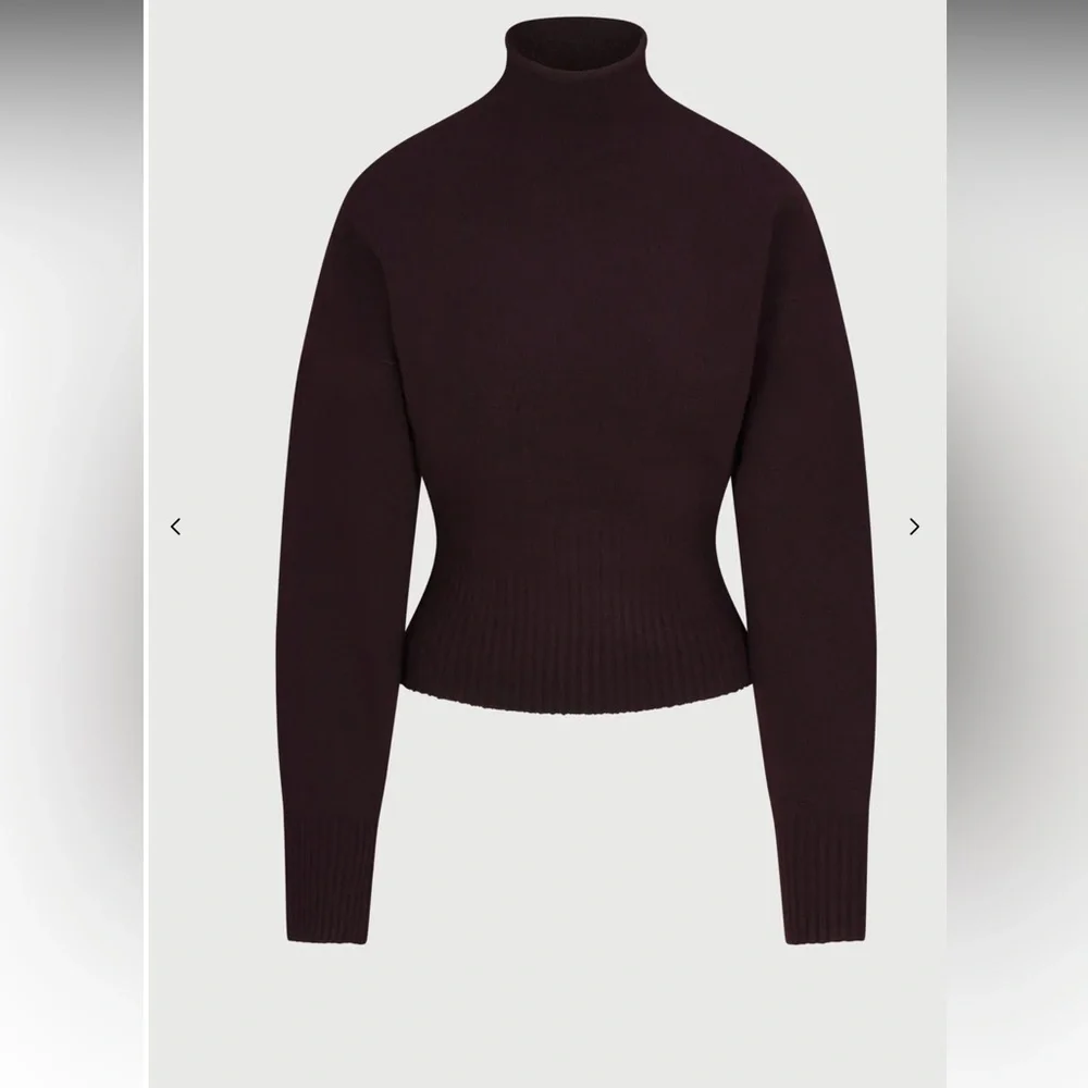 NWT Naked Wardrobe RIBBED-KNIT SCULPT SWEATER TOP - Picture 3 of 6